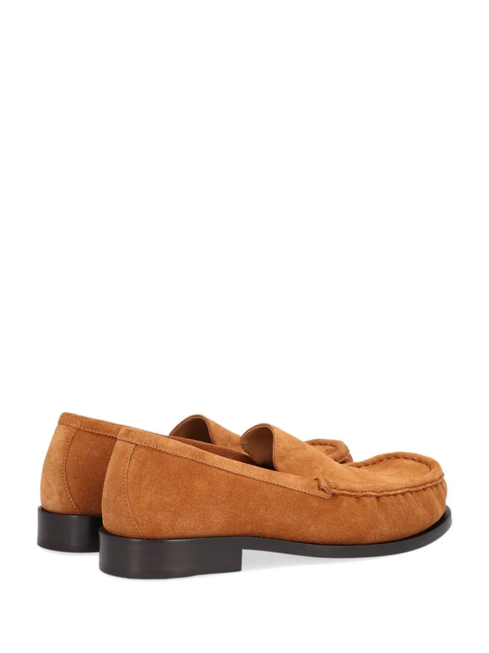 Slip-On Suede Loafers Scarpe Basse Brown sold by Wanan Luxury product image thumbnail 3