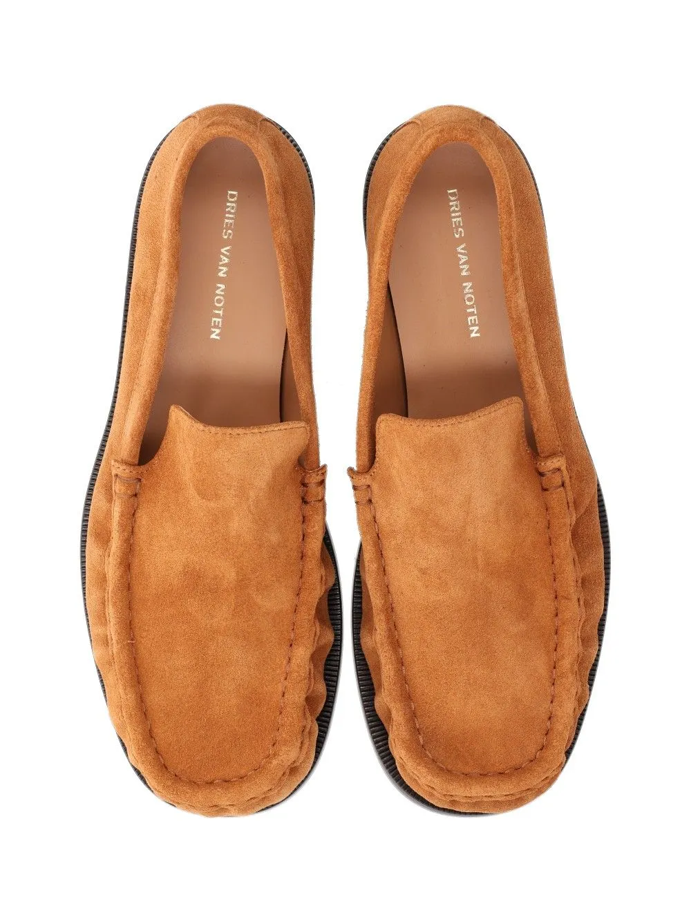 Slip-On Suede Loafers Scarpe Basse Brown sold by Wanan Luxury product image thumbnail 4