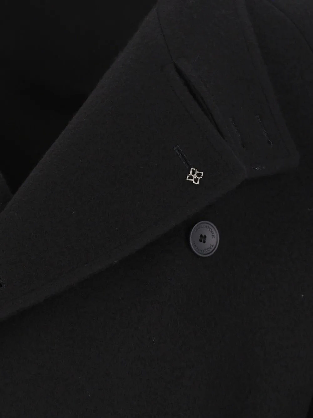 Cappotto Heron 78 Lana 22 Poliammide Coats Black sold by Wanan Luxury product image thumbnail 4
