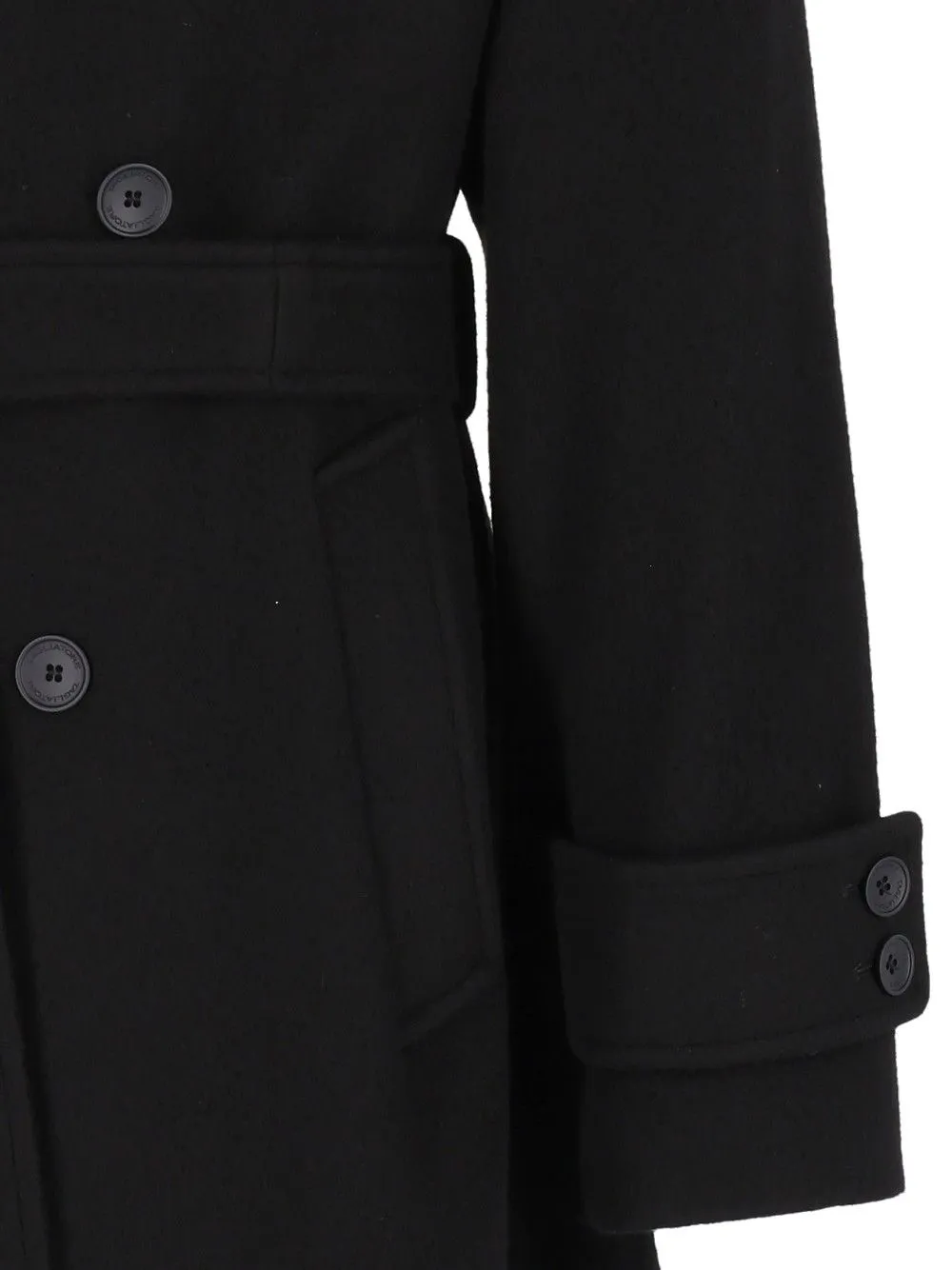 Cappotto Heron 78 Lana 22 Poliammide Coats Black sold by Wanan Luxury product image thumbnail 5