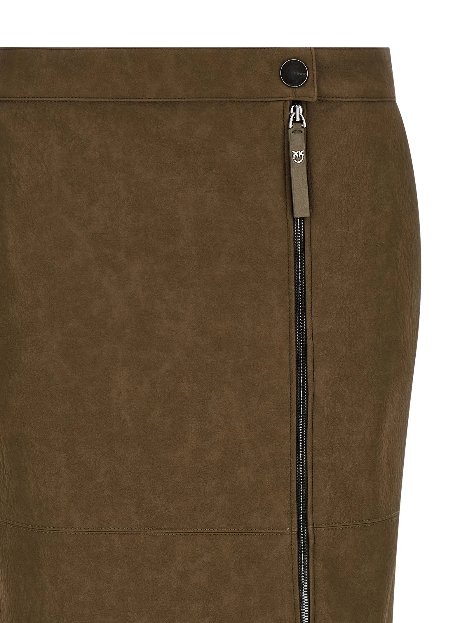 Skirt With Side Zip Skirts Brown sold by Wanan Luxury product image thumbnail 3