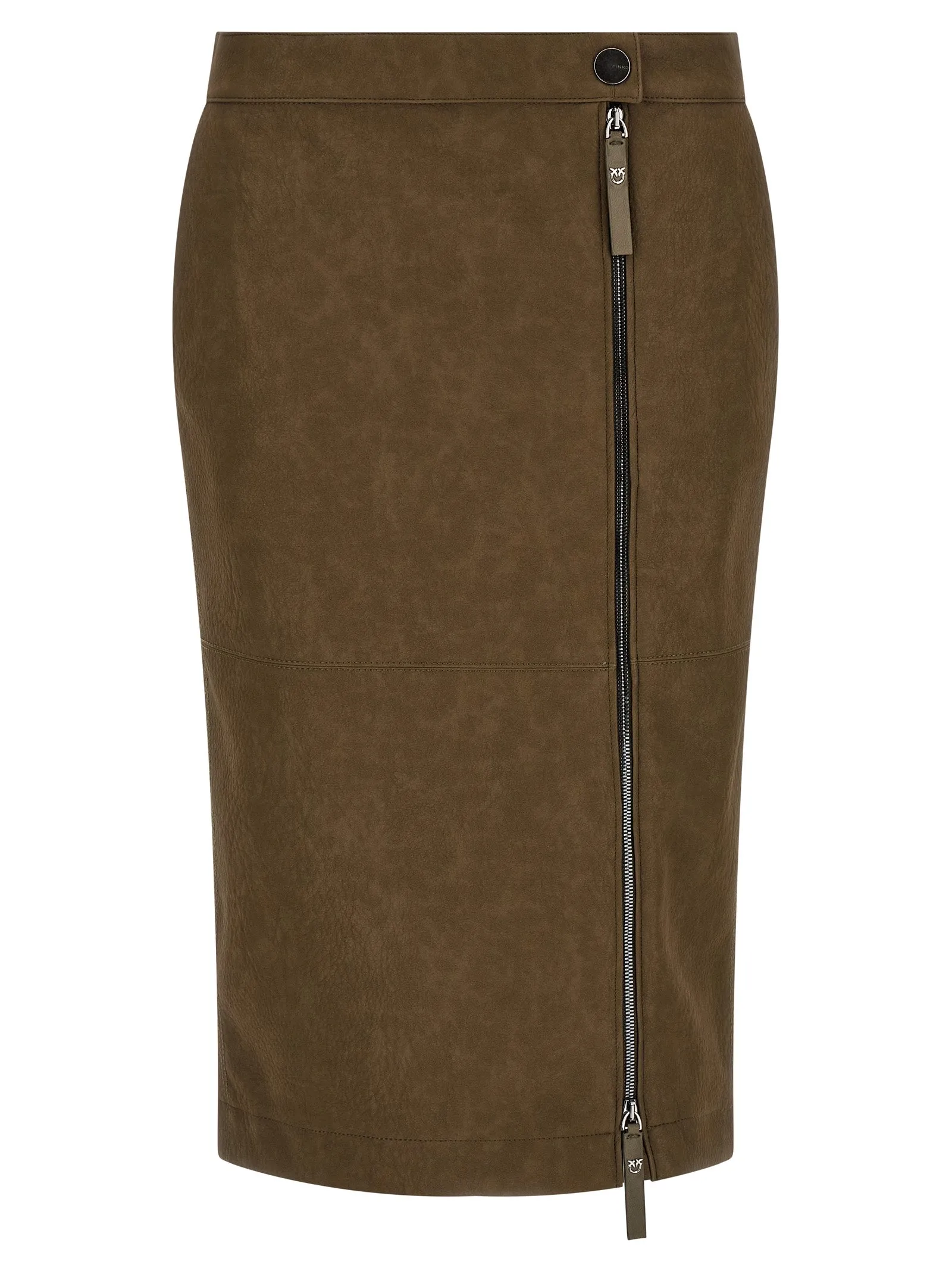 Skirt With Side Zip Skirts Brown sold by Wanan Luxury