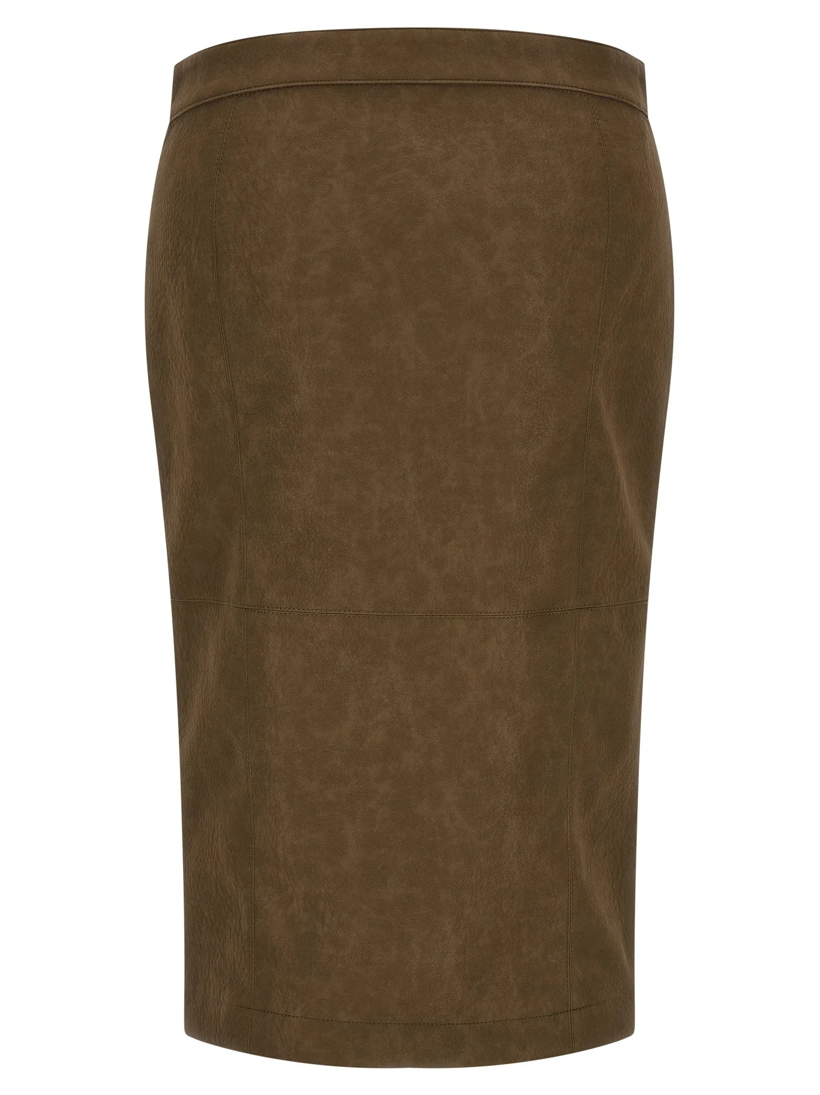 Skirt With Side Zip Skirts Brown sold by Wanan Luxury product image thumbnail 2