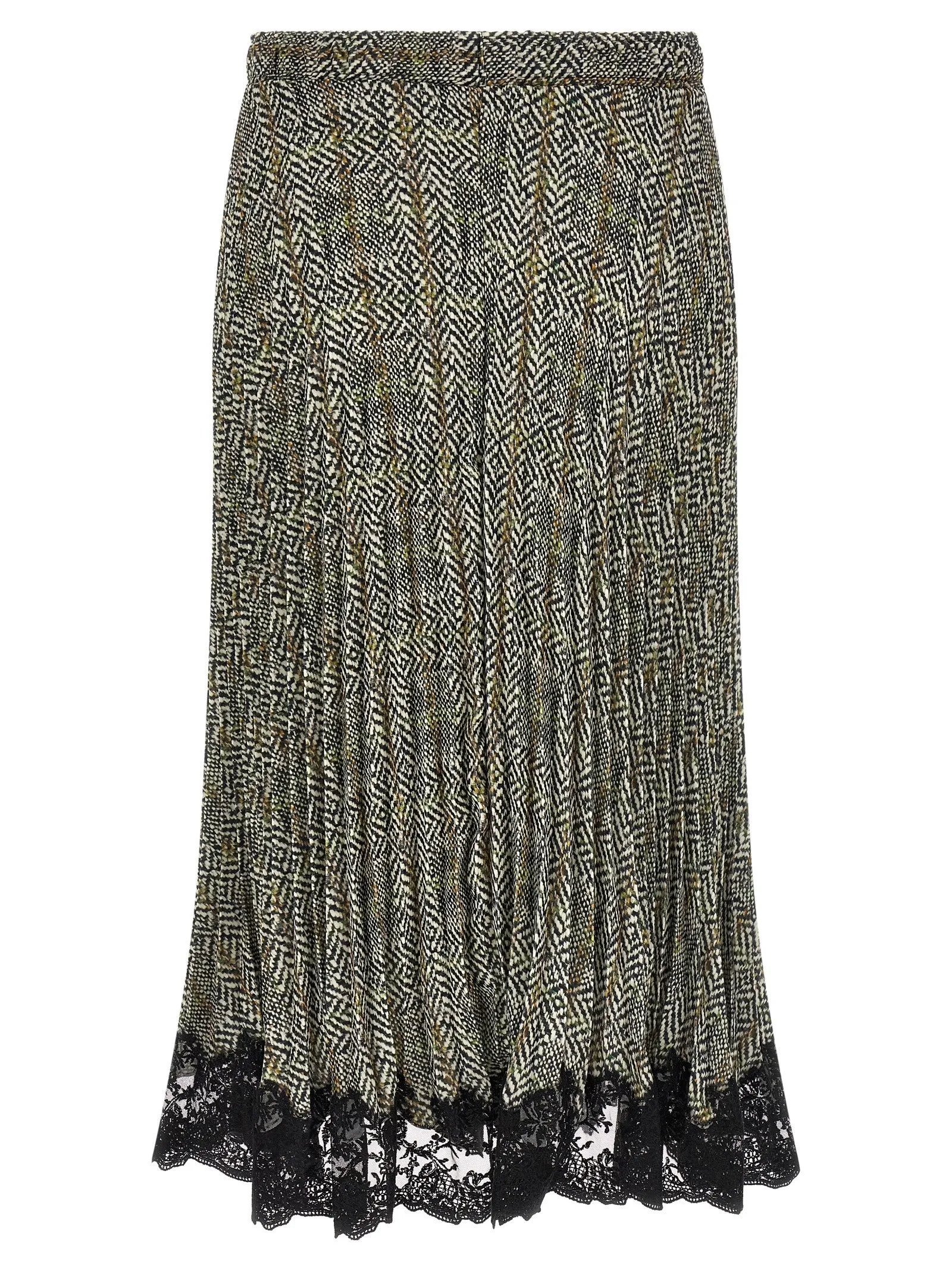 Pleated Skirt With Lace Skirts Multicolor sold by Wanan Luxury product image thumbnail 2