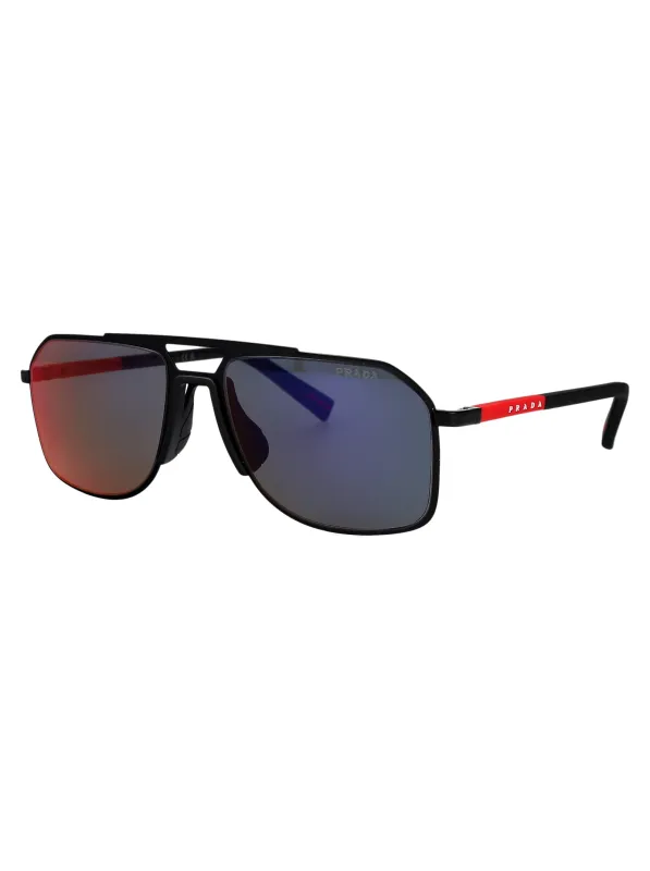0PS B51S SQUARED Sunglasses made by Prada Linea Rossa