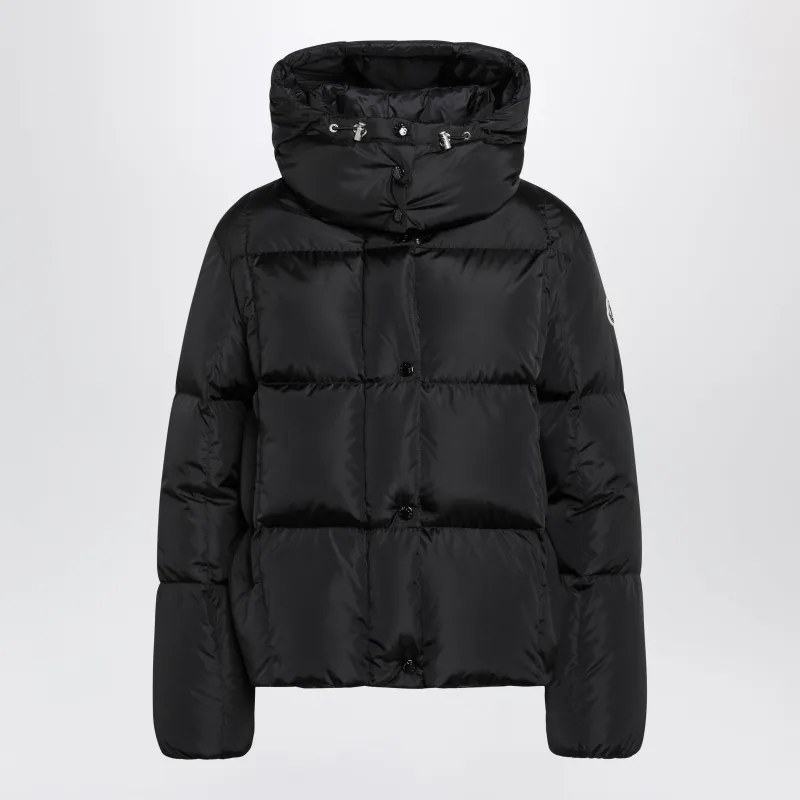 Black Nylon Down Jacket made by Moncler