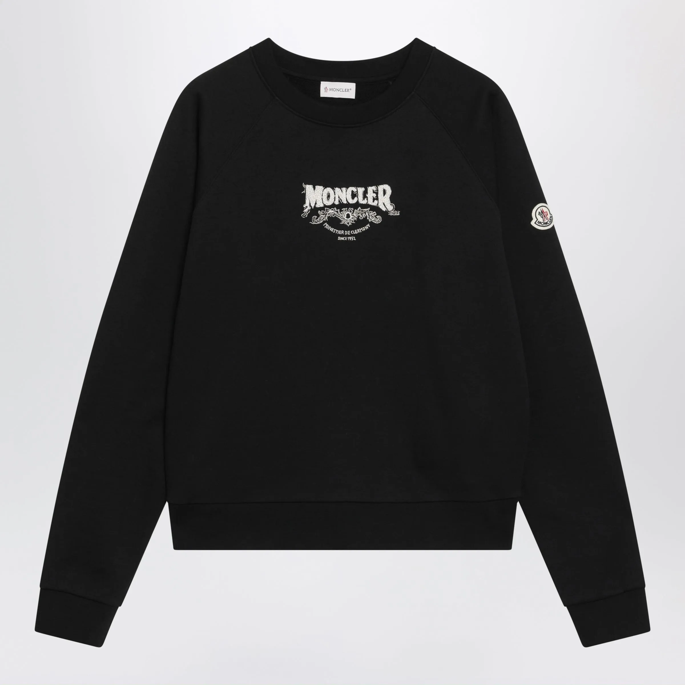 Black Sweatshirt With Logo Embroidery sold by Wanan Luxury