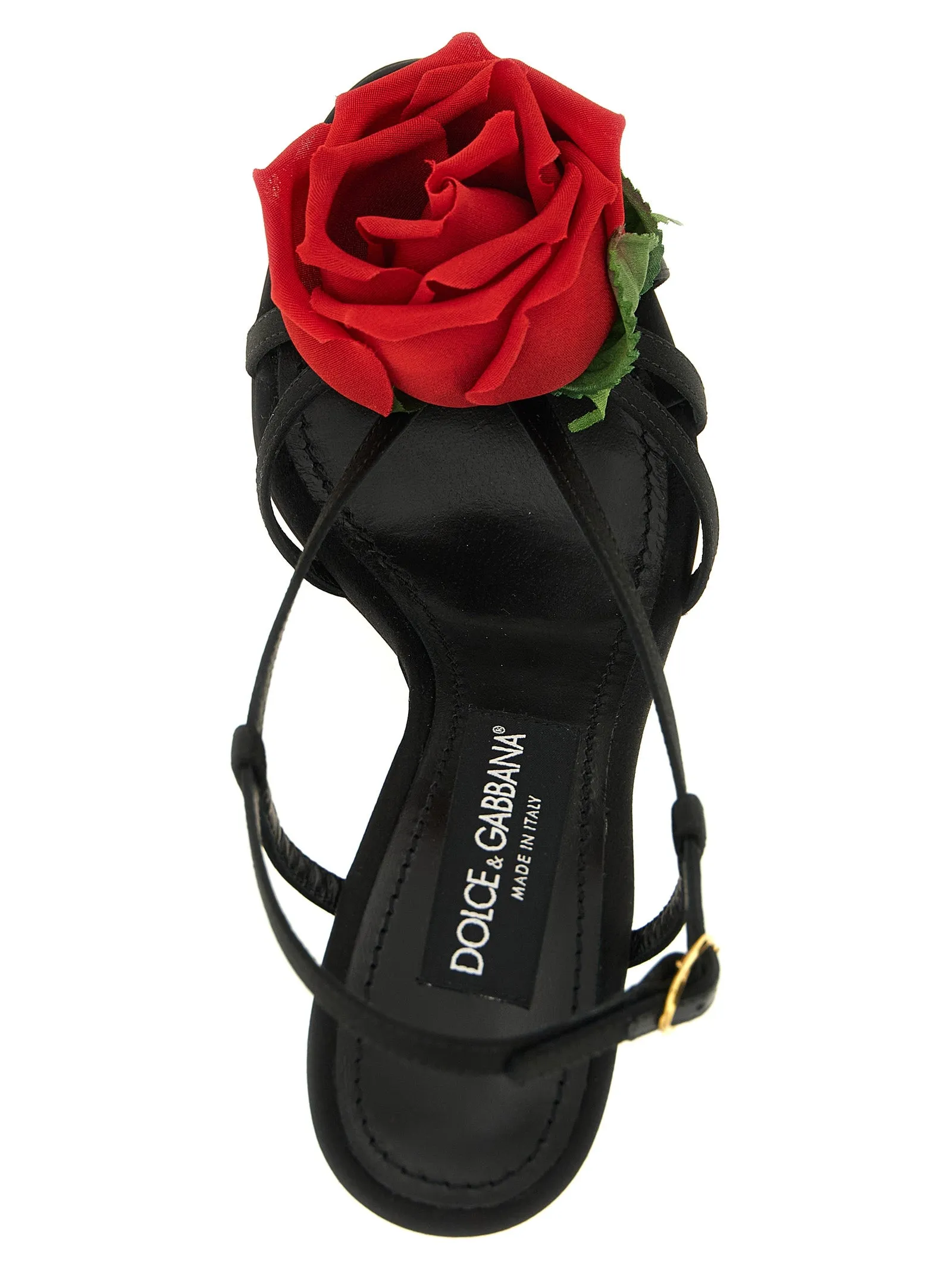 Satin With Flower Sandals Black sold by Wanan Luxury product image thumbnail 4