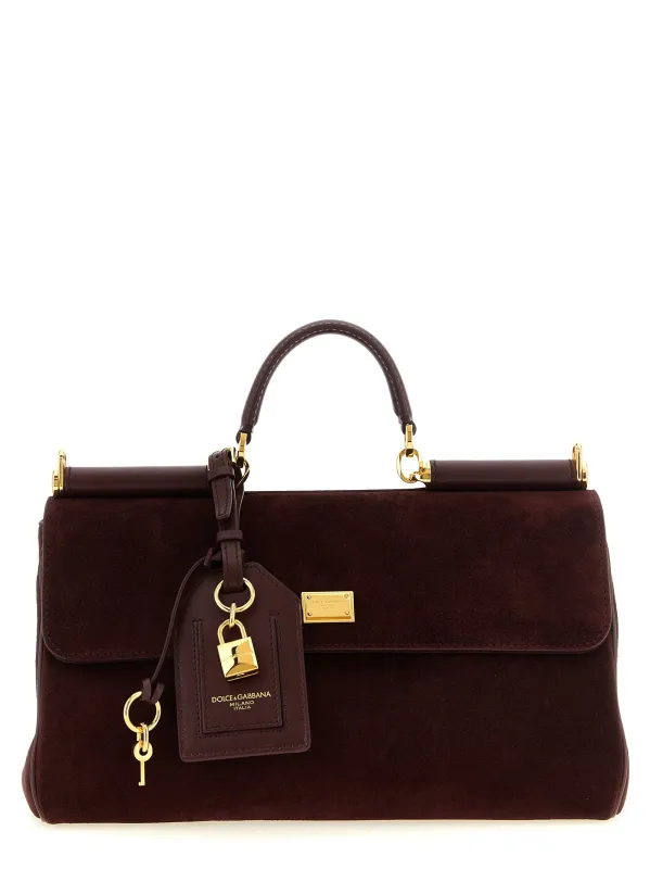 My Sicily Hand Bags Bordeaux made by Dolce & Gabanna