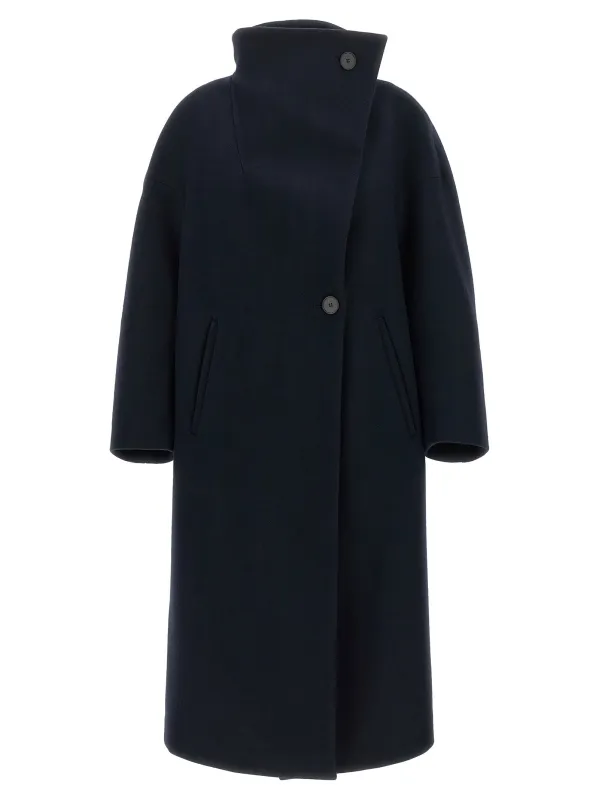 Scott Coats And Trench Coats Blue made by Tela