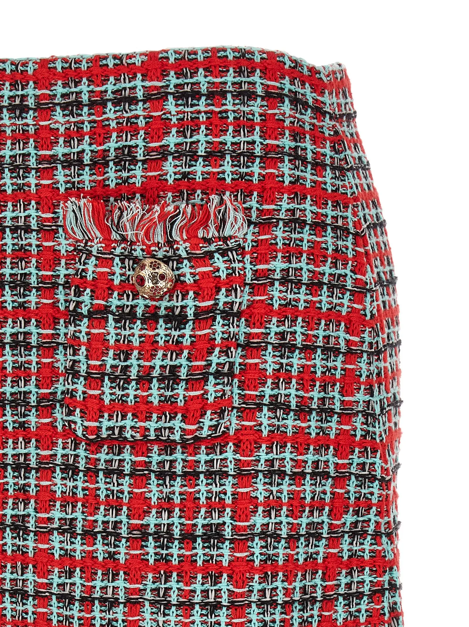 Tweed Skirt Multicolor sold by Wanan Luxury product image thumbnail 5