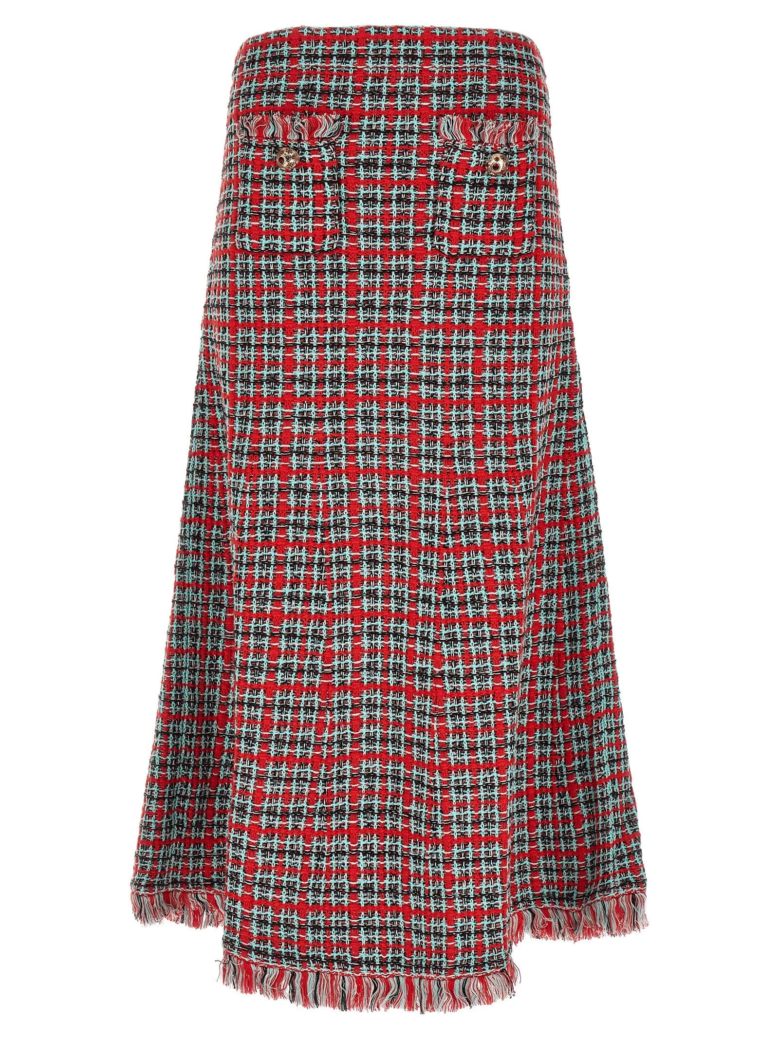 Tweed Skirt Multicolor sold by Wanan Luxury