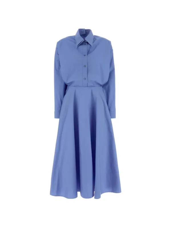 Cotton Midi Dress made by Balenciaga