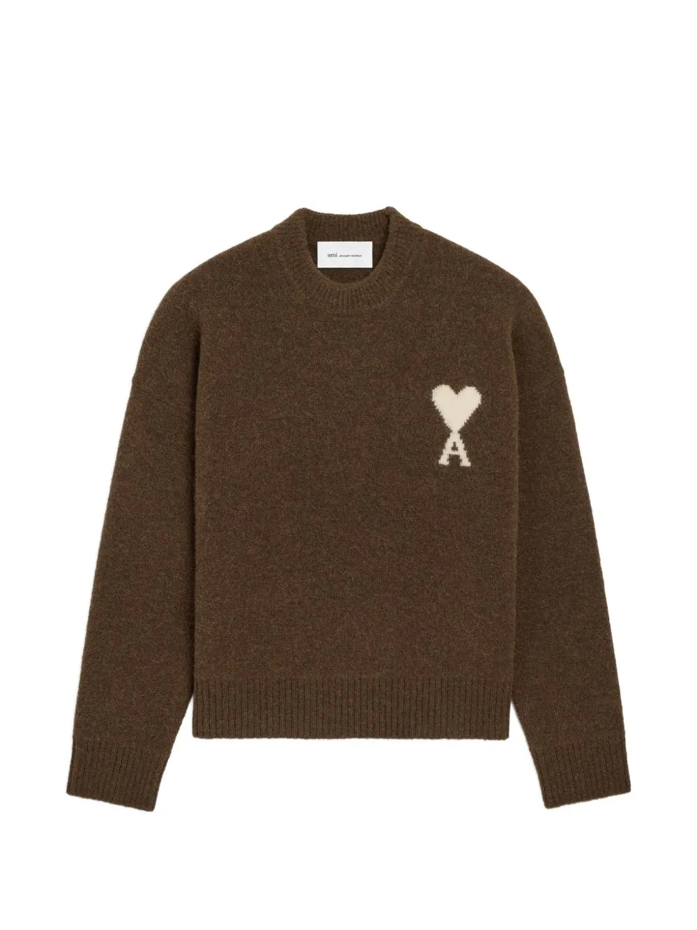 Ami De Coeur Wool Crewneck Sweater sold by Wanan Luxury