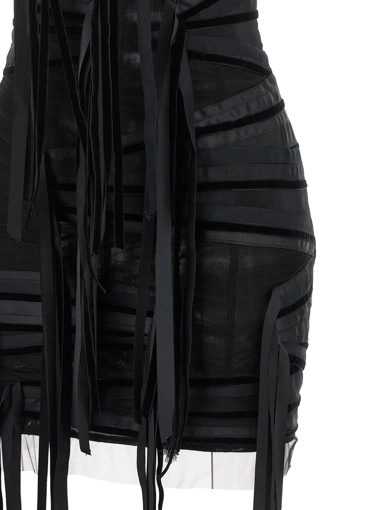 Ribbon Dress Black sold by Wanan Luxury product image thumbnail 4