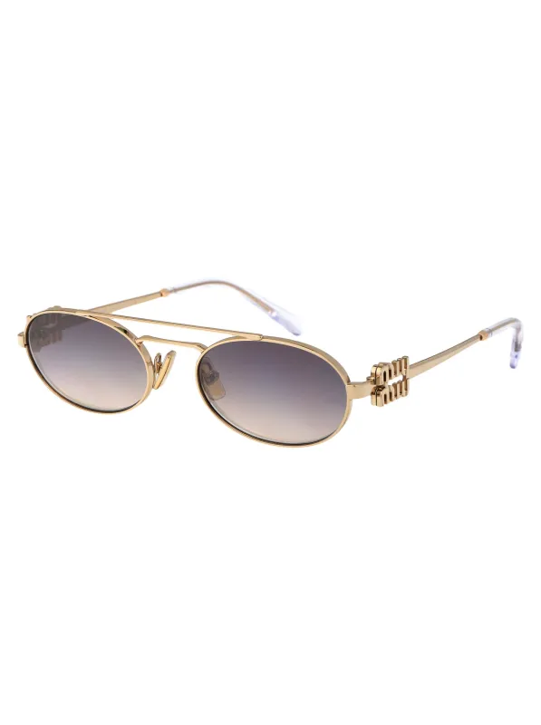 0MU 54ZS OVAL Sunglasses made by Miu Miu