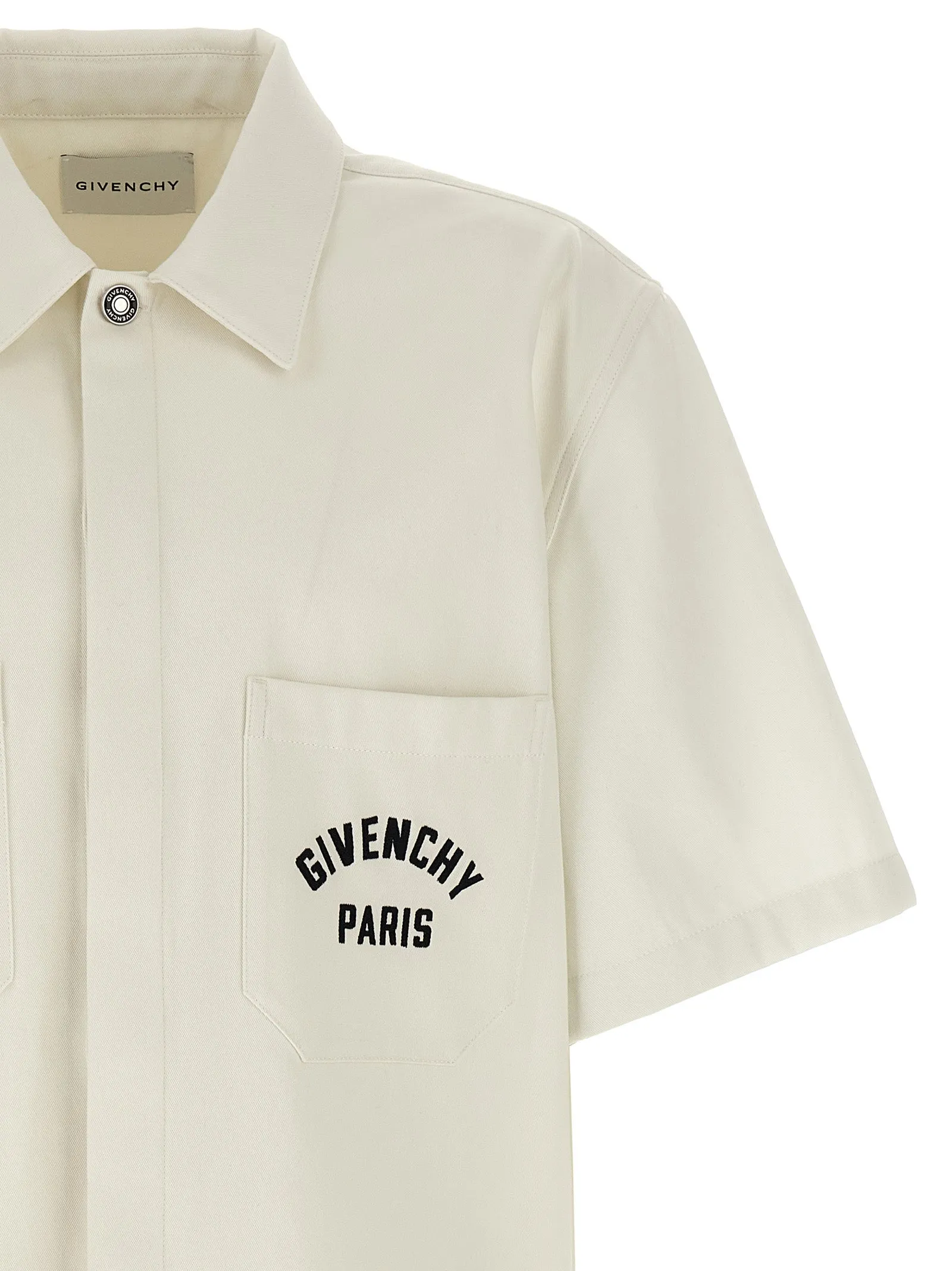 Logo Embroidery Shirt Beige sold by Wanan Luxury product image thumbnail 3