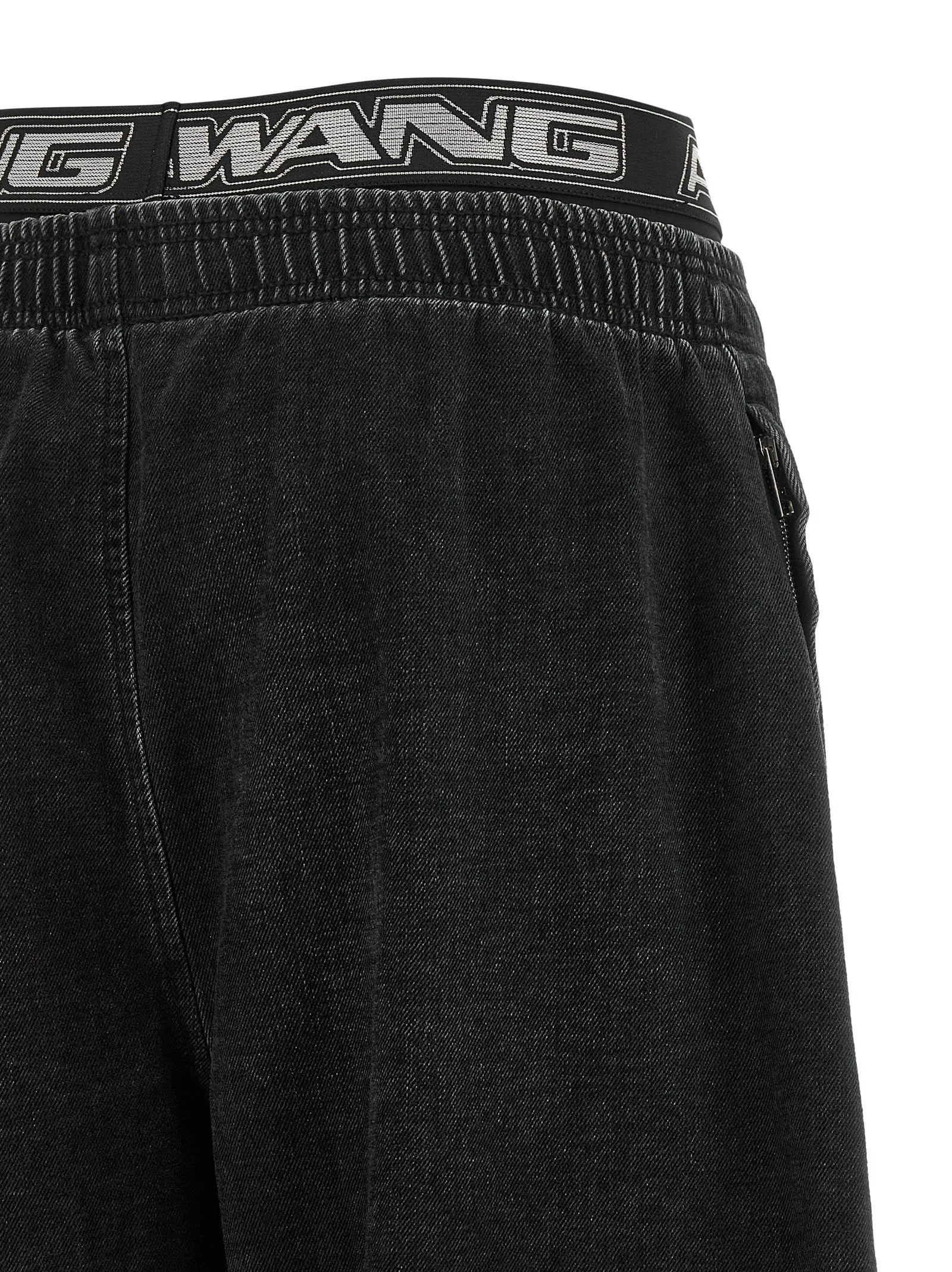 Denim Pants With Elastic Jeans Black sold by Wanan Luxury product image thumbnail 4
