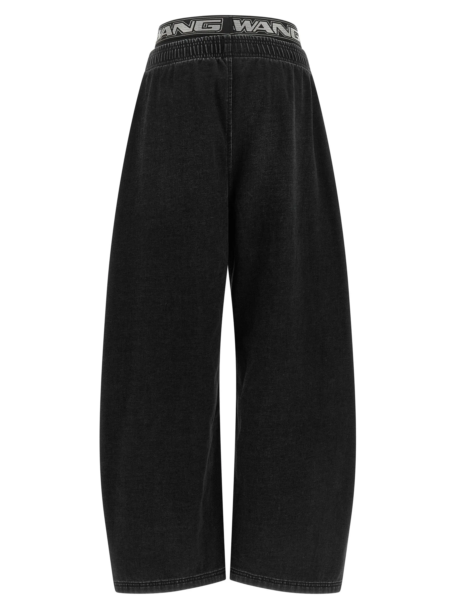 Denim Pants With Elastic Jeans Black sold by Wanan Luxury product image thumbnail 2