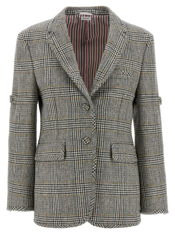 Prince Of Wales Blazer Multicolor made by Thom Browne