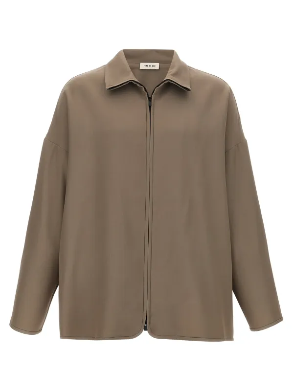 Wool Jacket Beige made by Fear of God