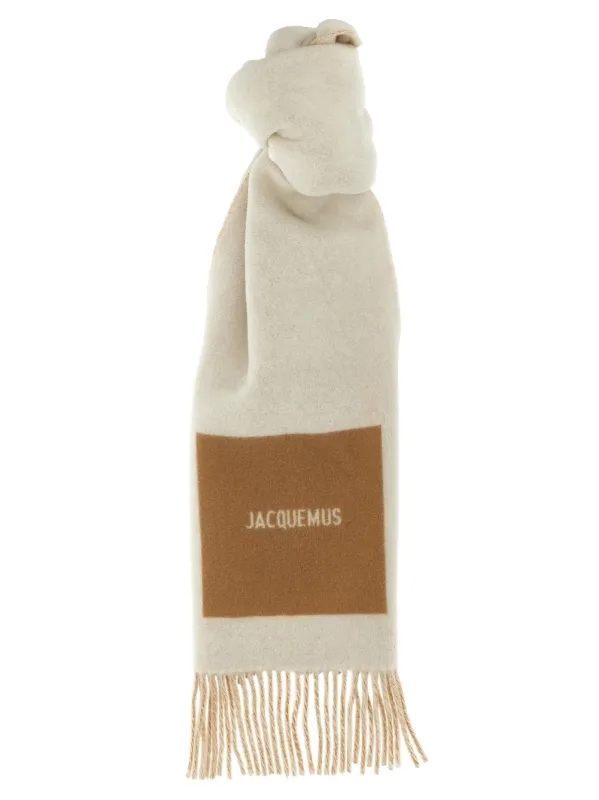 L Scarves And Foulards Beige made by Jacquemus