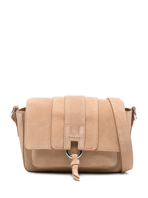 Leather Crossbody Bag made by Hogan