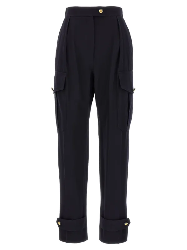Cargo Pants Blue made by Alexander McQueen