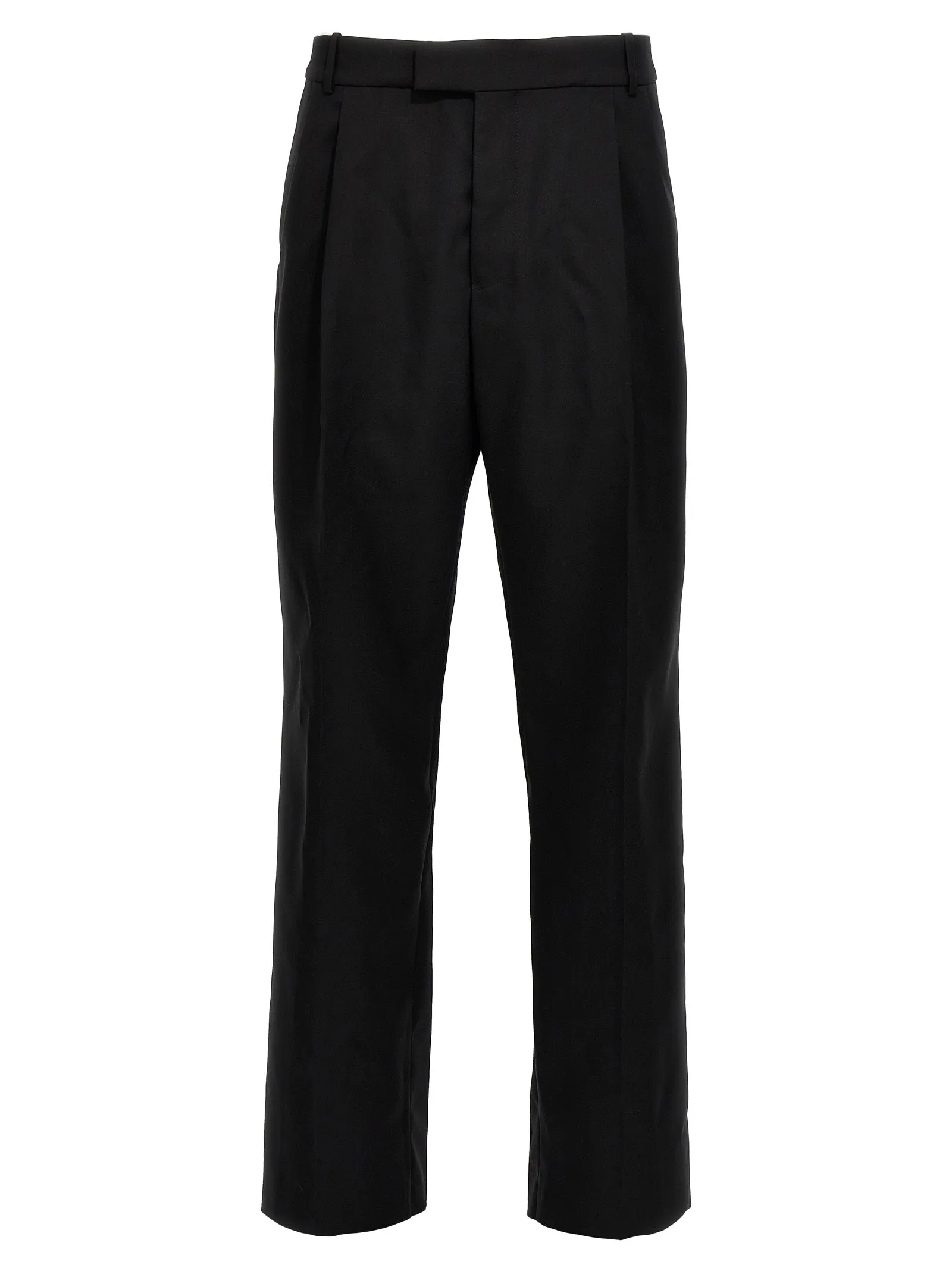 Gabardine Wool Pants Black sold by Wanan Luxury