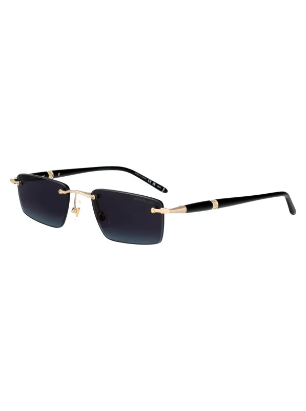 MB0484S Rimless Sunglasses made by Mont Blanc