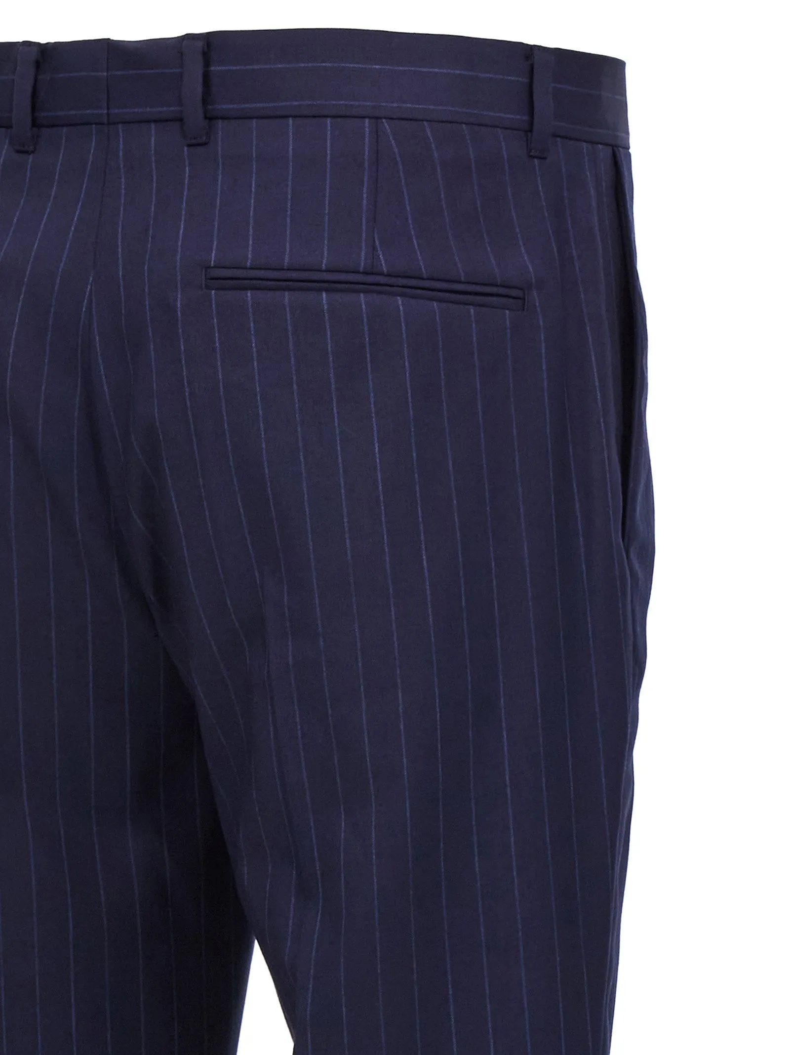 Pinstripe Pants Blue sold by Wanan Luxury product image thumbnail 4