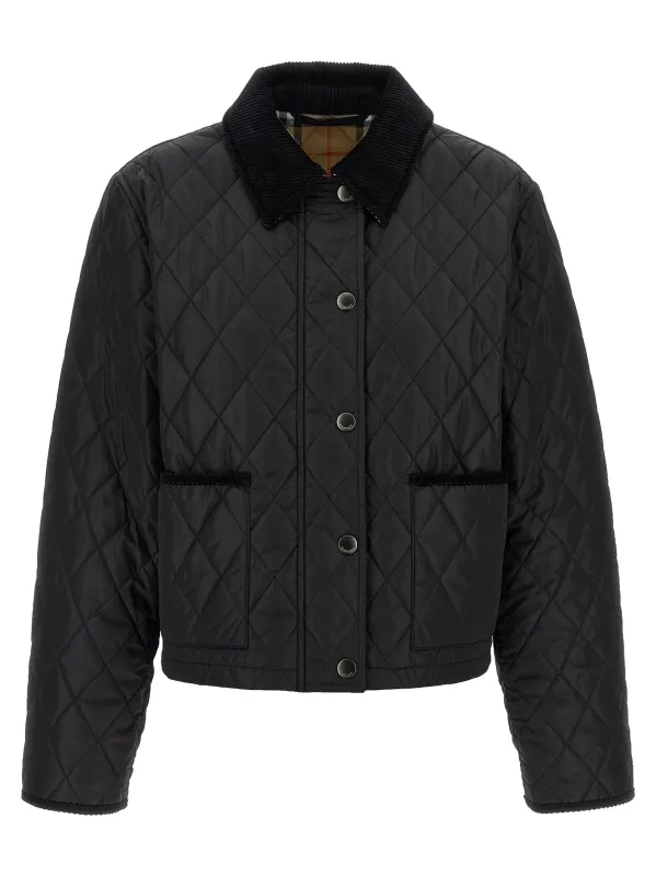 Oldham Puffer Jackets Black made by Burberry