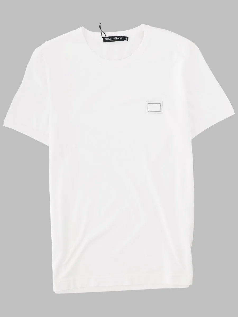 T-Shirt In Cotone Con Placca sold by Wanan Luxury