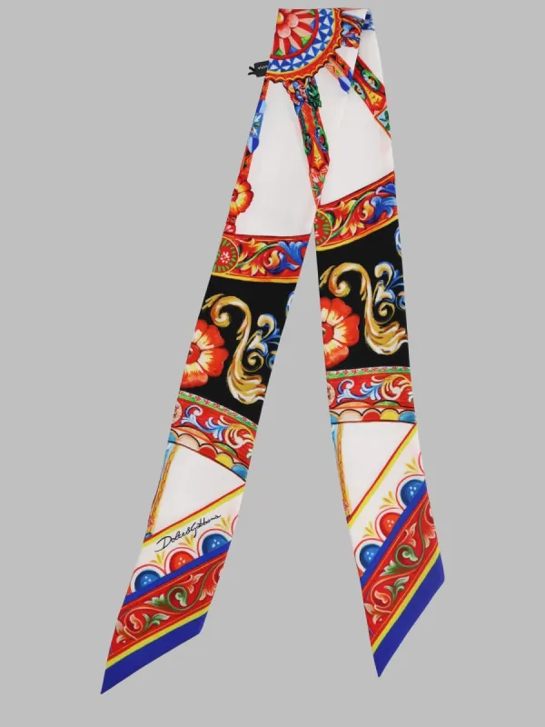Bandeau 6 X100 In Twill Di Seta made by Dolce & Gabanna