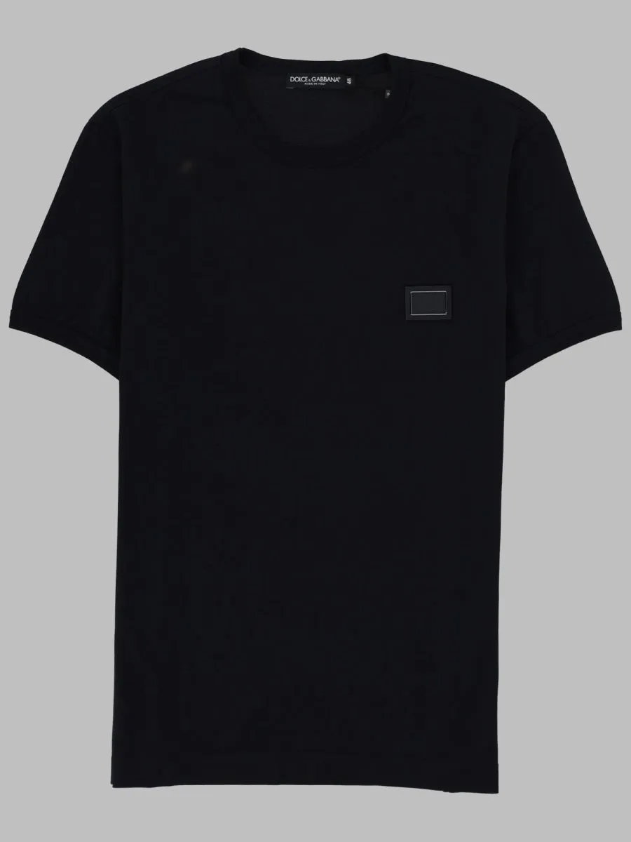 T-Shirt In Cotone Con Placca sold by Wanan Luxury
