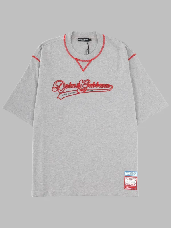 T-Shirt Con Logo Ricamato made by Dolce & Gabanna