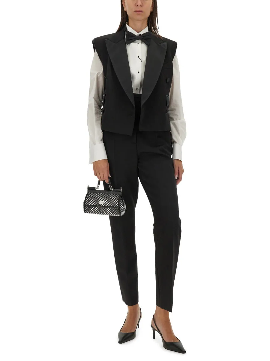 Double-Breasted Sleeveless Jacket sold by Wanan Luxury product image thumbnail 2