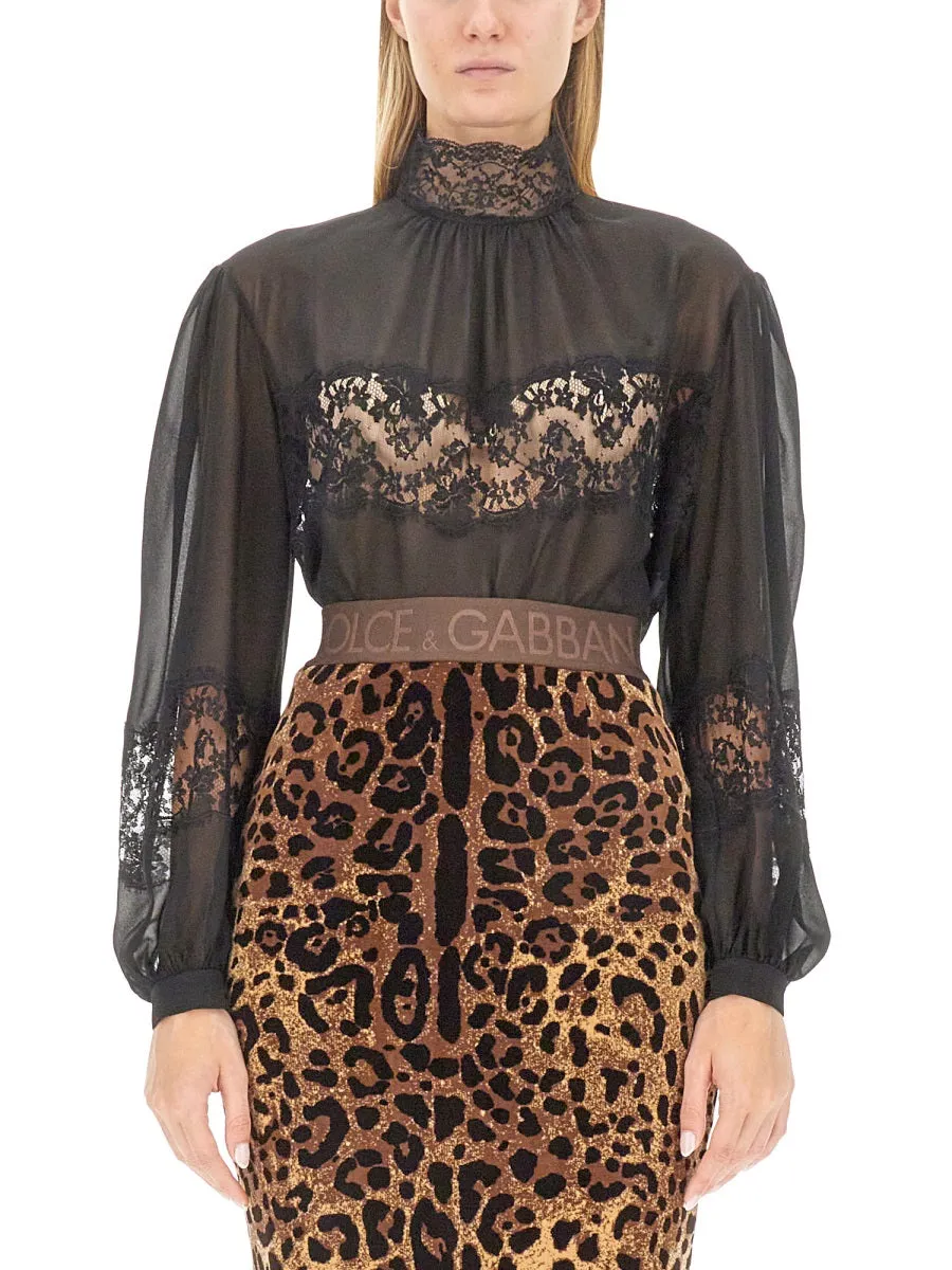 Turtleneck Blouse sold by Wanan Luxury