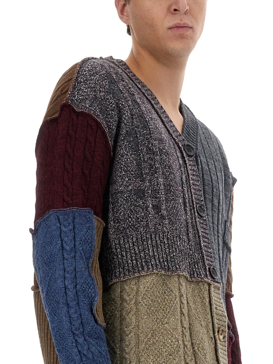 Patchwork Cardigan sold by Wanan Luxury product image thumbnail 4