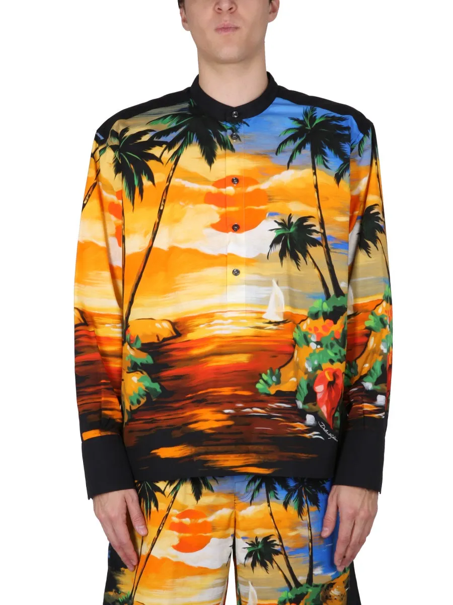 Hawaii Print Shirt sold by Wanan Luxury