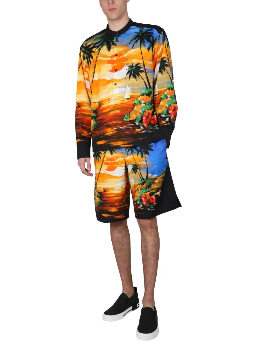 Hawaii Print Shirt sold by Wanan Luxury product image thumbnail 2