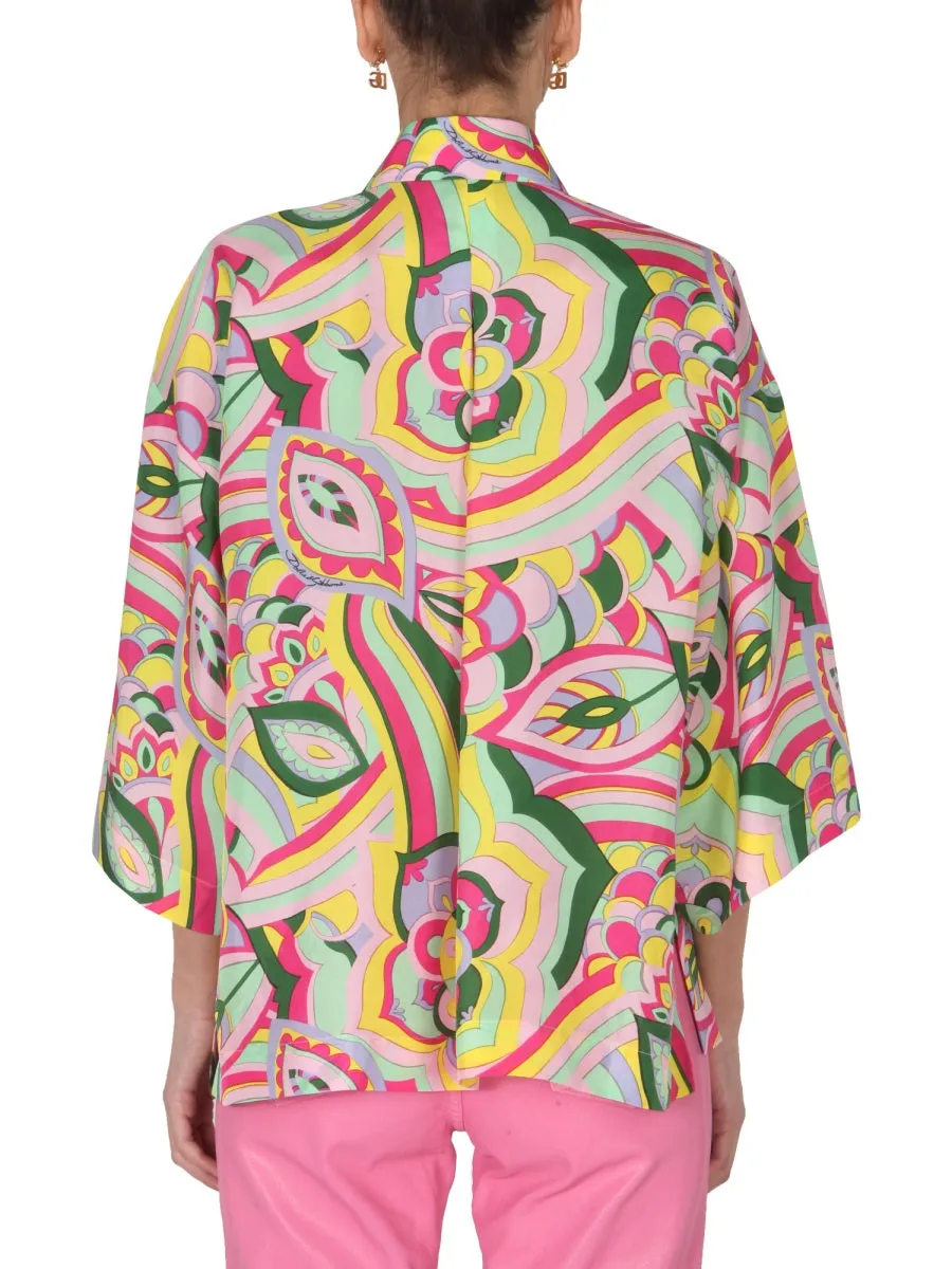 60's Print Shirt sold by Wanan Luxury product image thumbnail 3