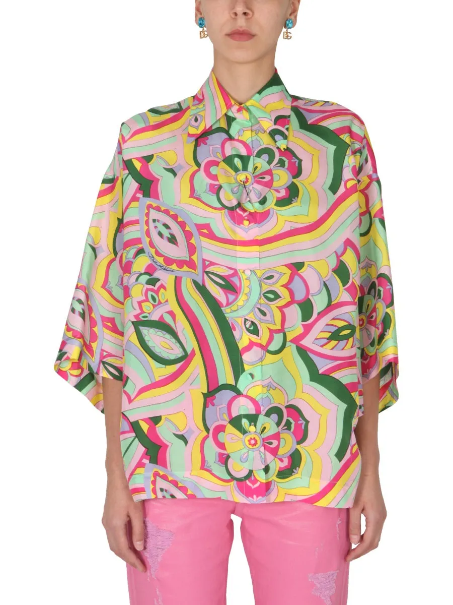 60's Print Shirt sold by Wanan Luxury