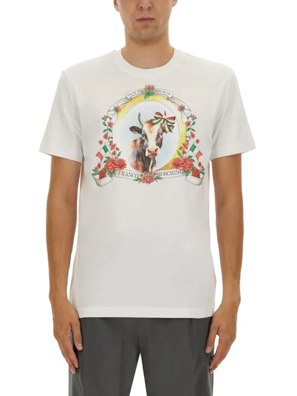 T-Shirt With Logo made by Moschino