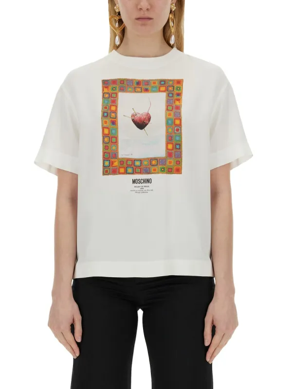T-Shirt "Heart" made by Moschino