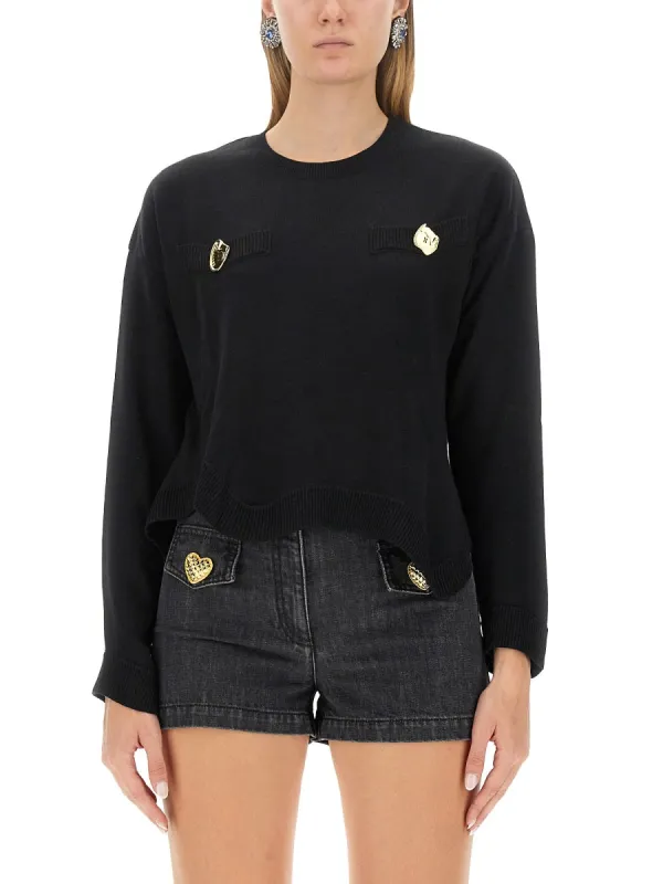 Wool Jersey. made by Moschino