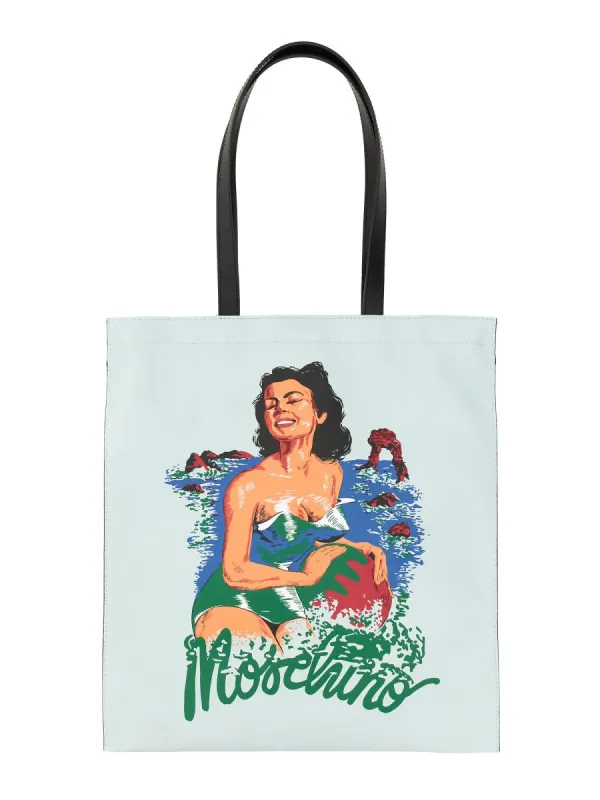 Hawaiian Print Tote Bag made by Moschino