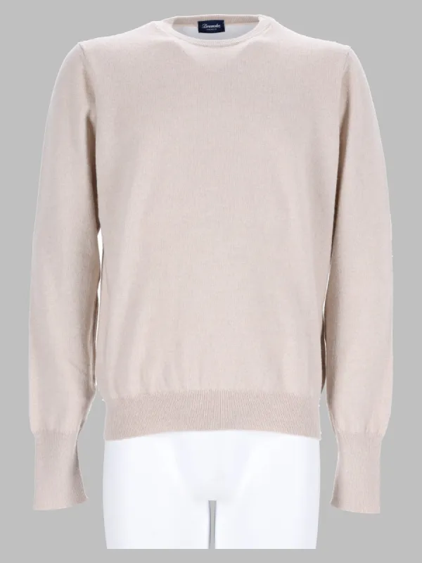Round Neck Sweater made by Drumohr