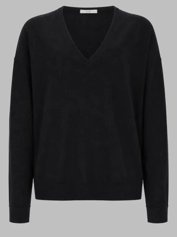 Maglia In Cashmere Con Scollo A V made by CO
