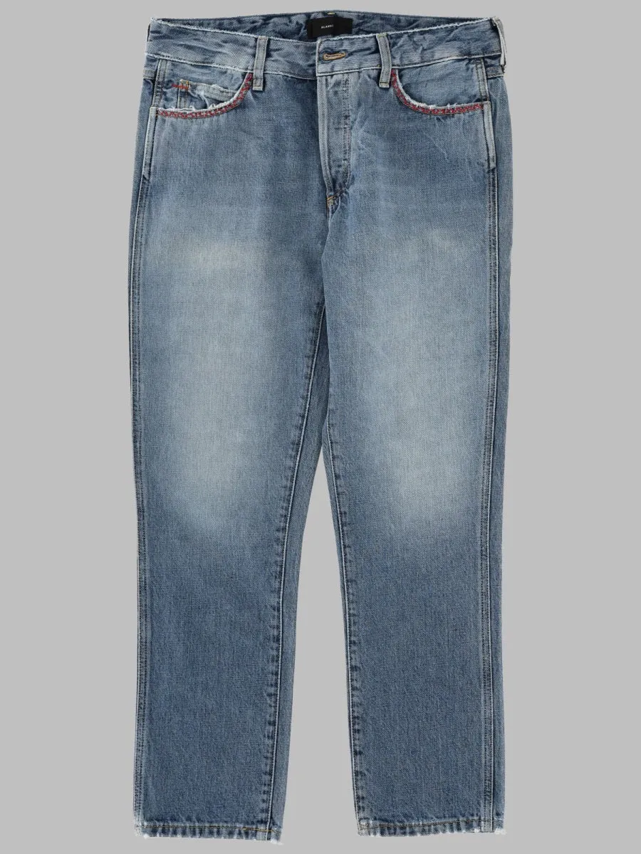 Jeans Con Dettaglio Ricamo sold by Wanan Luxury